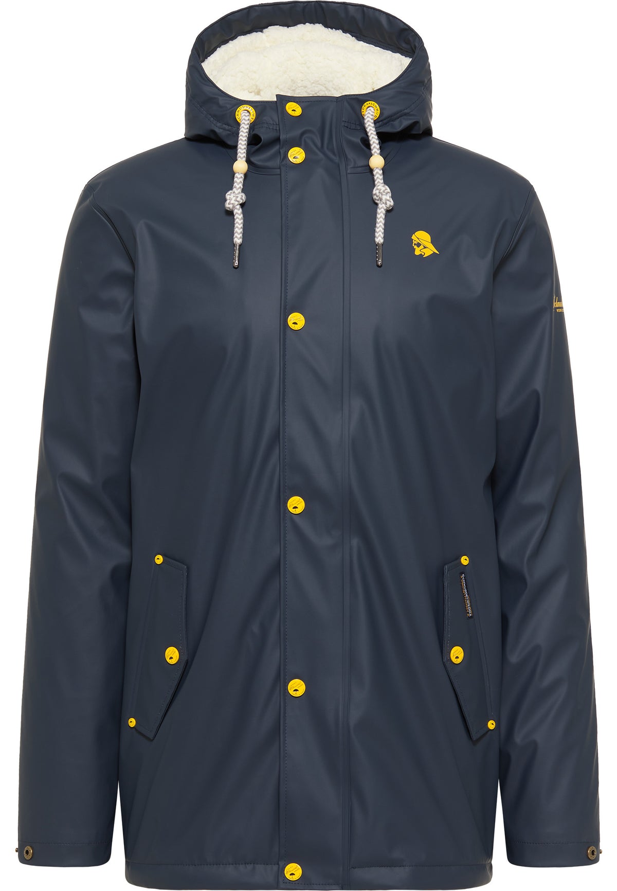 Schmuddelwedda Men's Regenjacke mit Teddyfutter