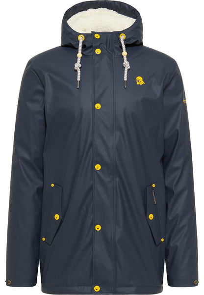 Schmuddelwedda Men's Regenjacke mit Teddyfutter