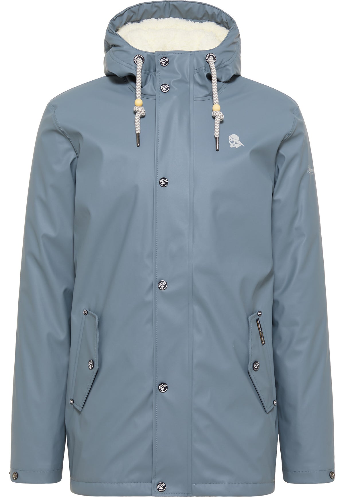 Schmuddelwedda Men's Regenjacke mit Teddyfutter