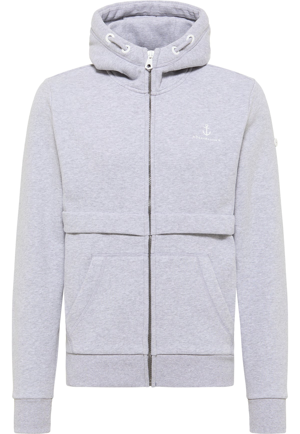 DreiMaster Maritim Herren-Sweatshirtjacke mit Kapuze