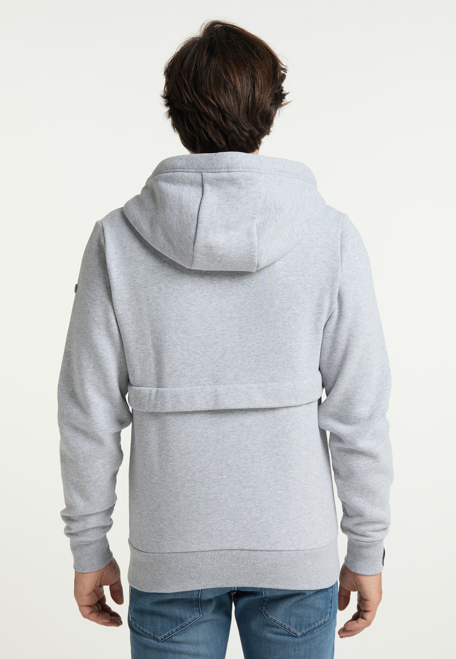 DreiMaster Maritim Herren-Sweatshirtjacke mit Kapuze