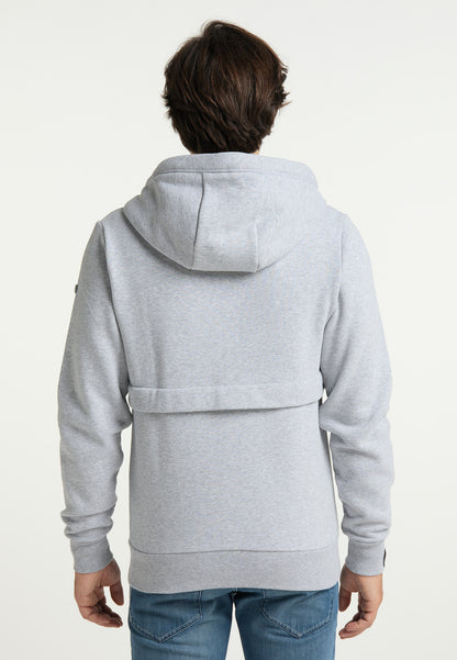 DreiMaster Maritim Herren-Sweatshirtjacke mit Kapuze