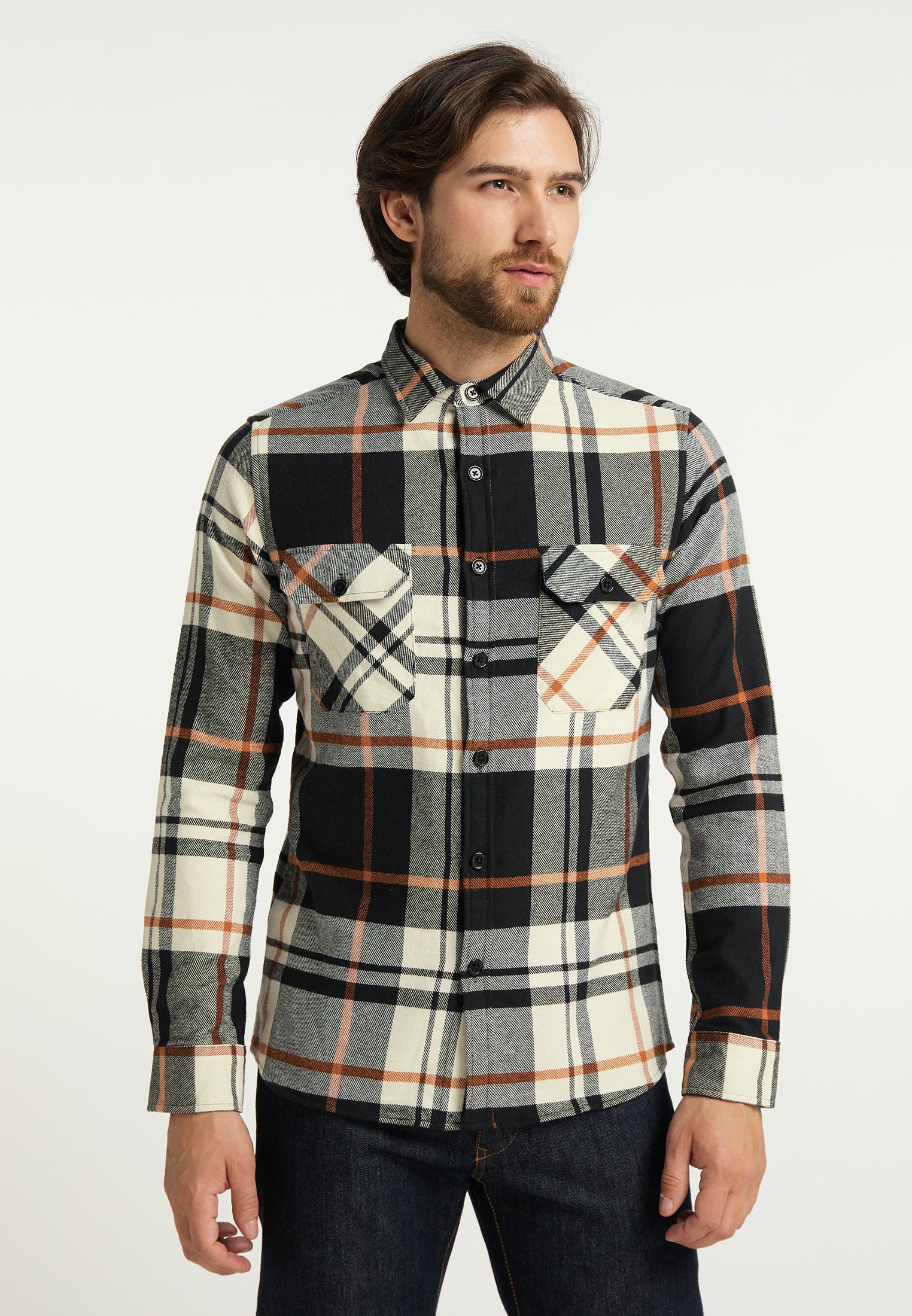 Dreimaster maritim Herrenhemd