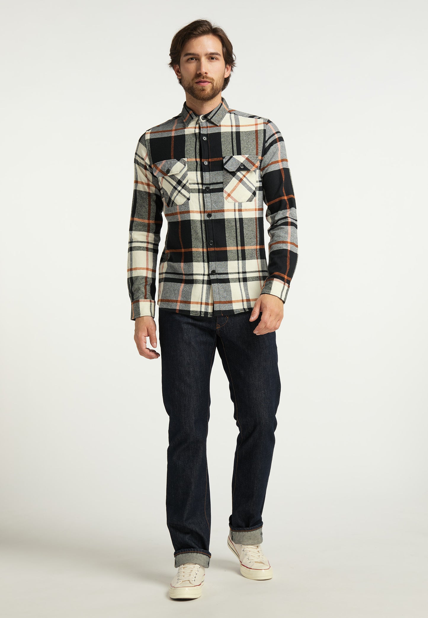 Dreimaster maritim Herrenhemd