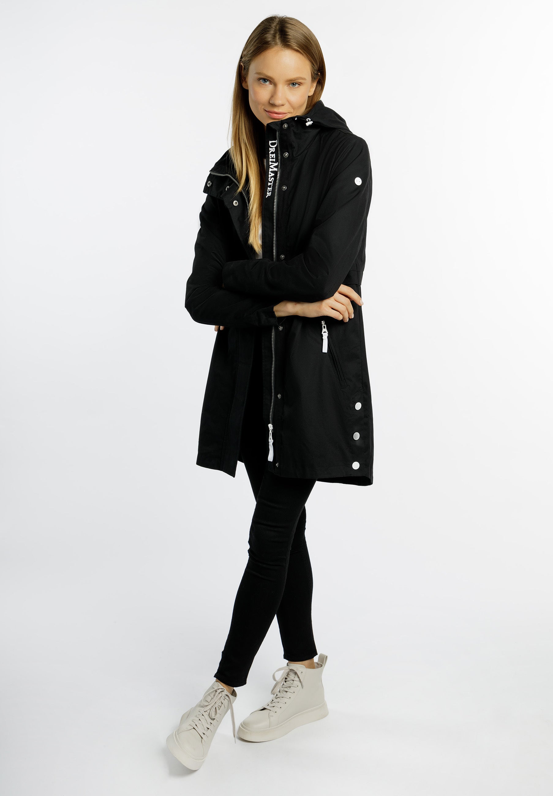 DreiMaster Maritim Women's Transitional Cotton Coat