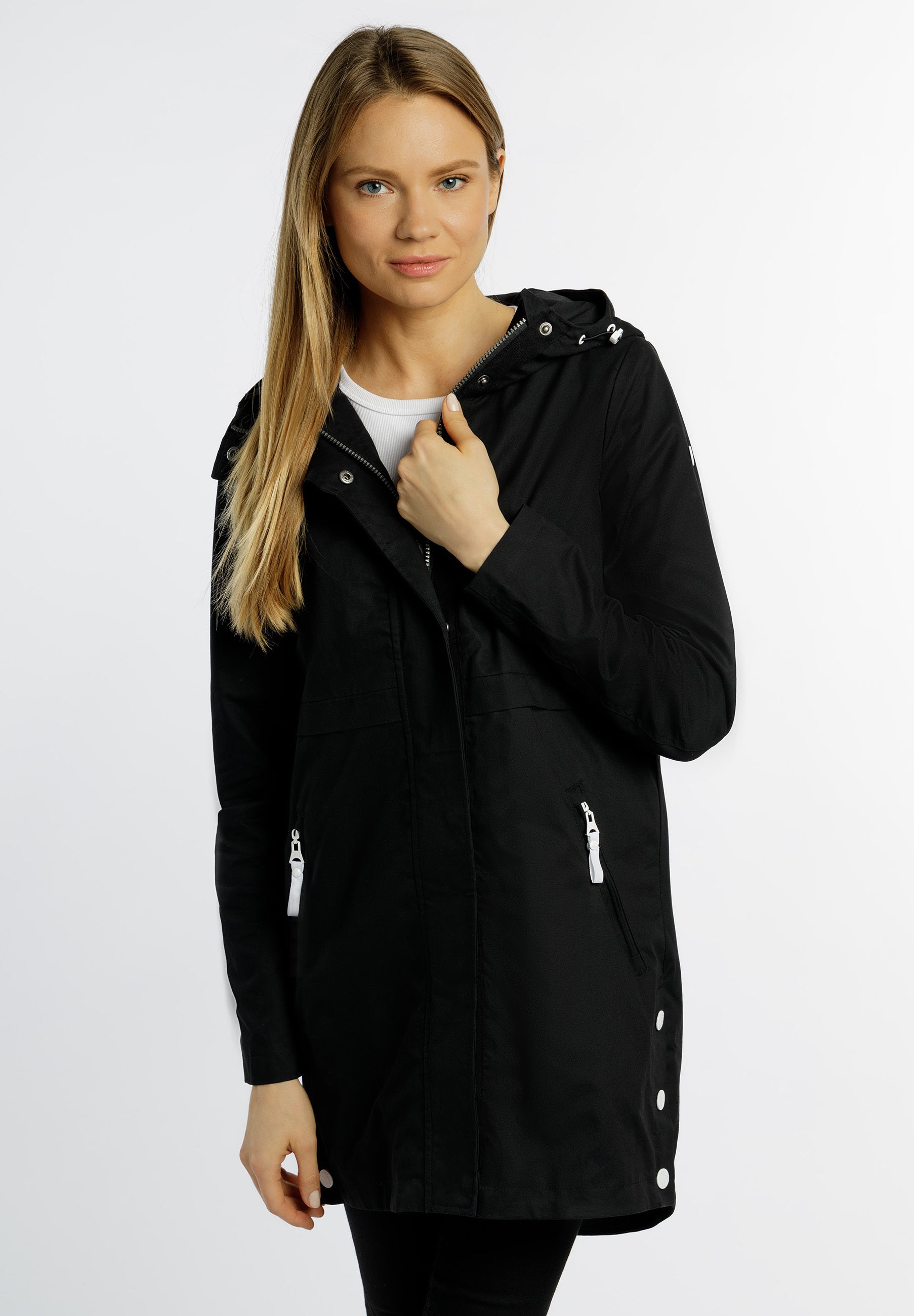 Dreimaster Maritim Damen Übergangsmantel aus Baumwolle