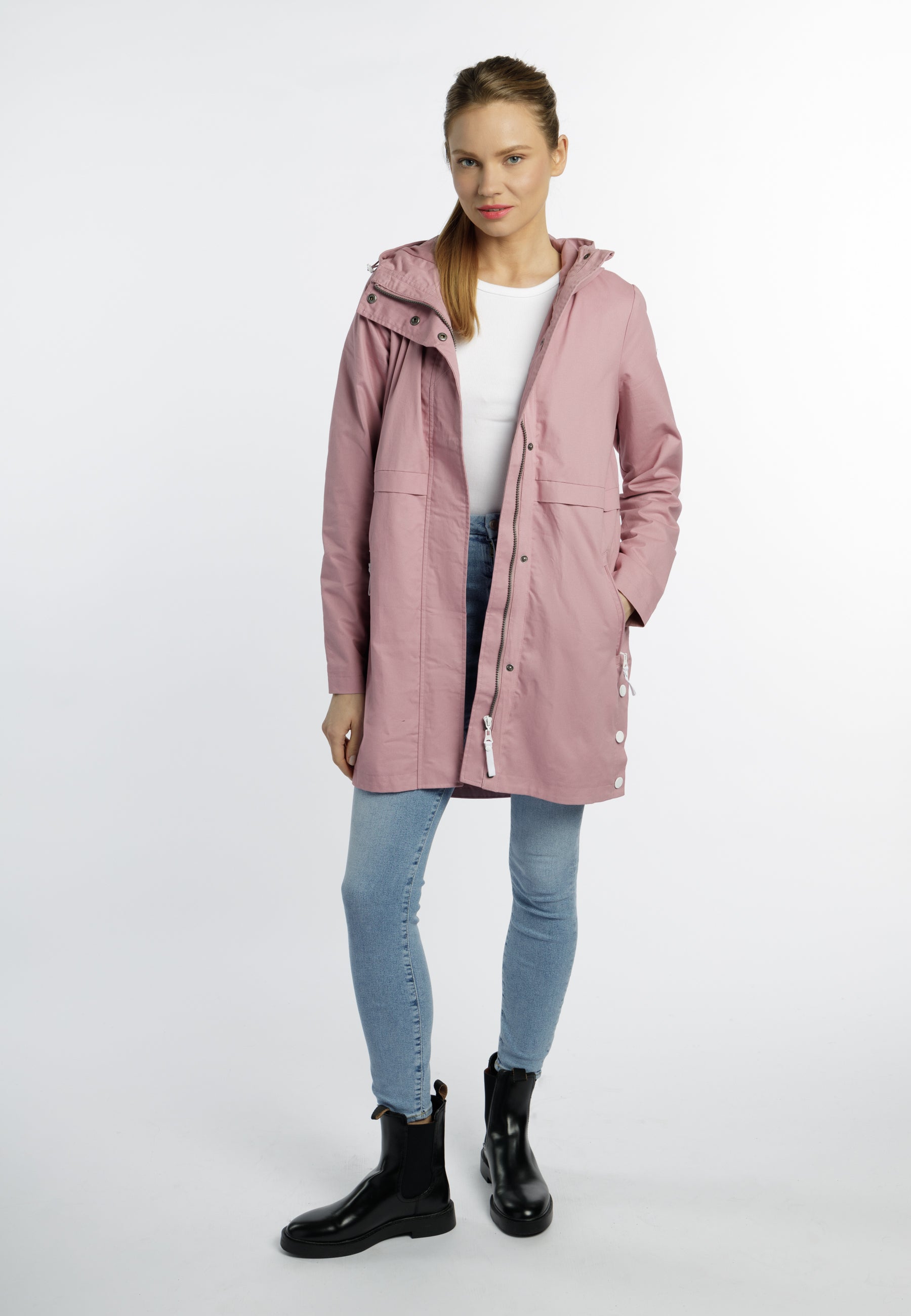 DreiMaster Maritim Women's Transitional Cotton Coat