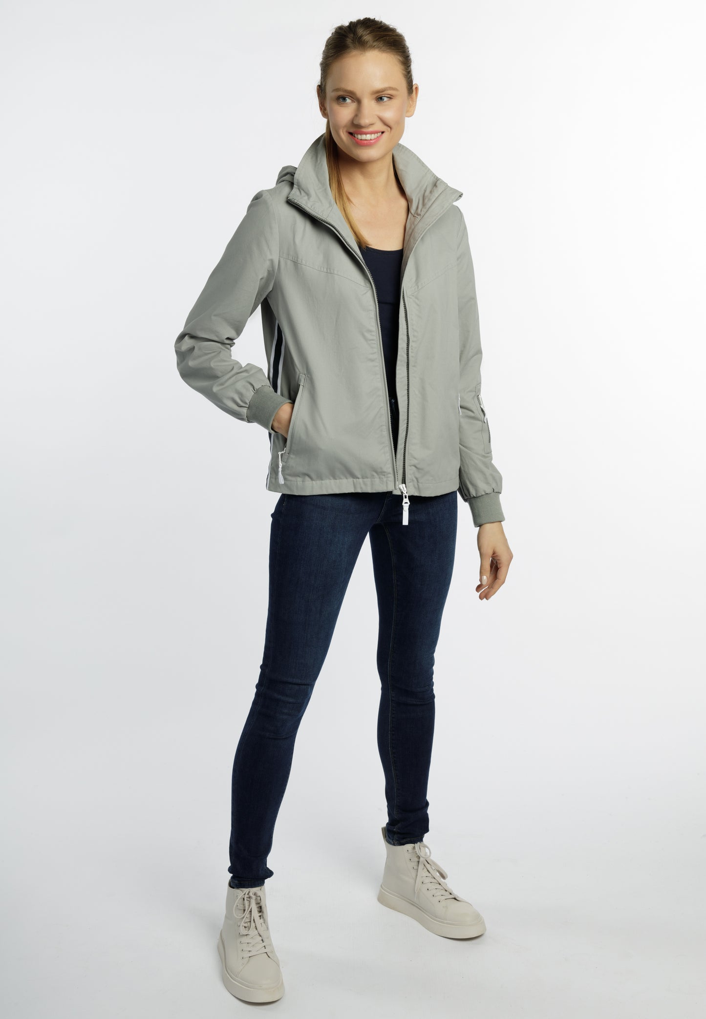 Dreimaster Maritim Damen Übergangsjacke aus Baumwolle