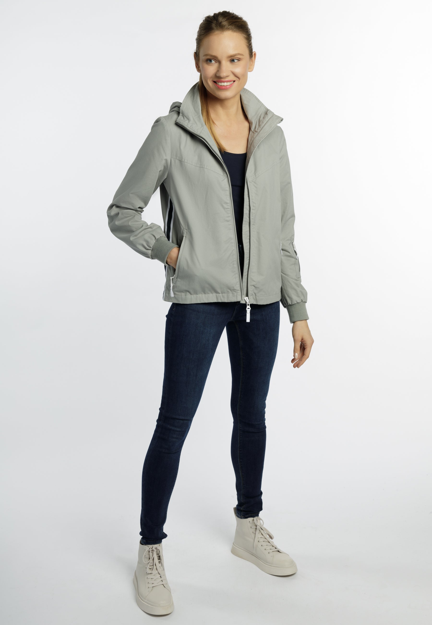 DreiMaster Maritim Damen Übergangsjacke aus Baumwolle