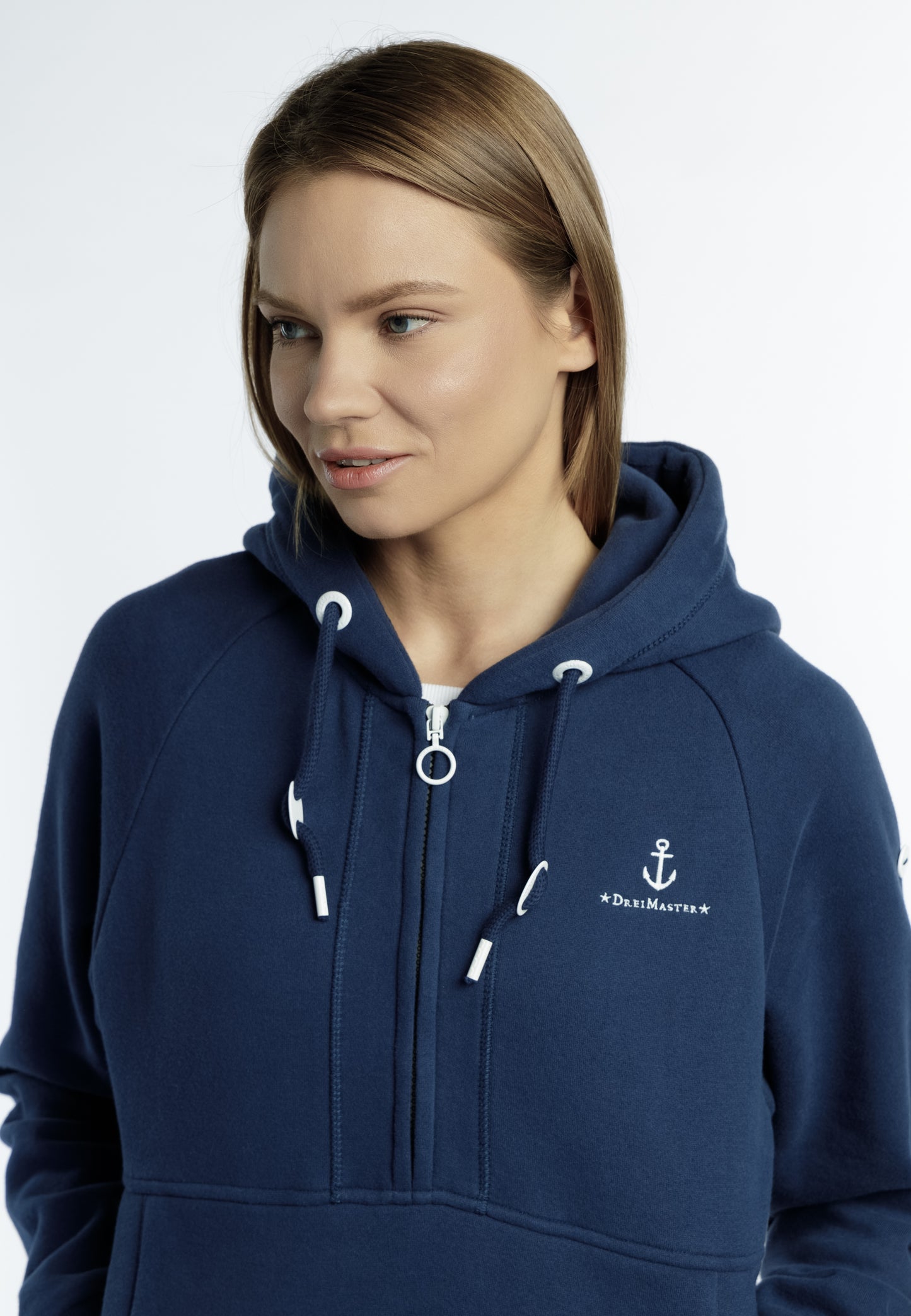 DreiMaster Maritim Damen Zip-Up Hoodie