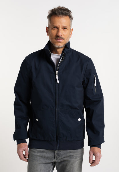 DreiMaster Maritim Herren-Übergangsjacke aus Baumwolle