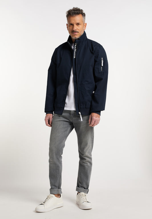 DreiMaster Maritim Men's Übergangsjacke aus Baumwolle