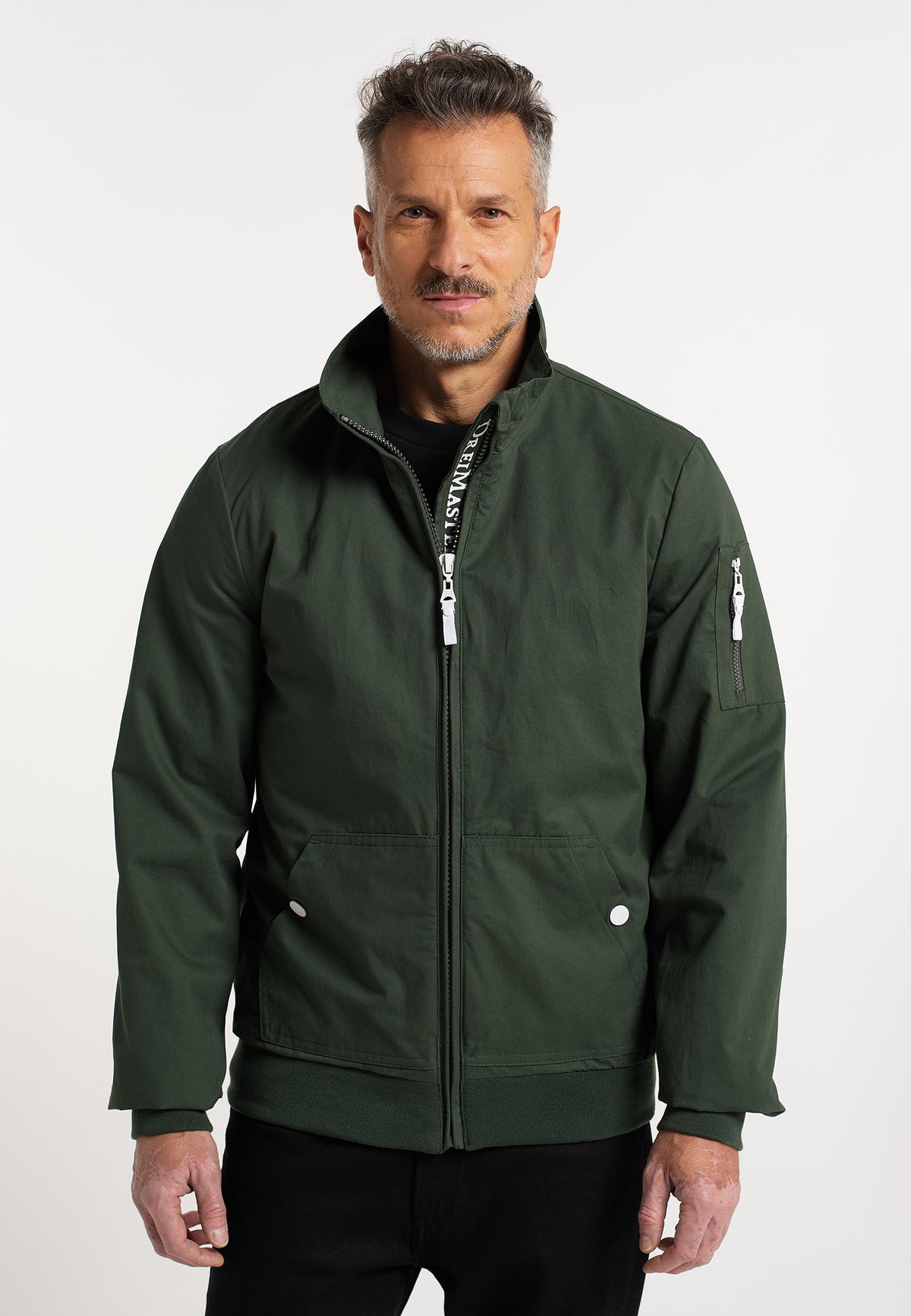 DreiMaster Maritim Herren-Übergangsjacke aus Baumwolle
