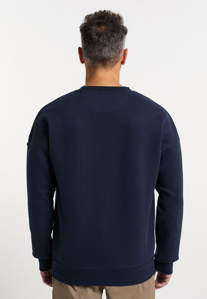 Bluza męska DreiMaster Vintage z okrągłym dekoltem