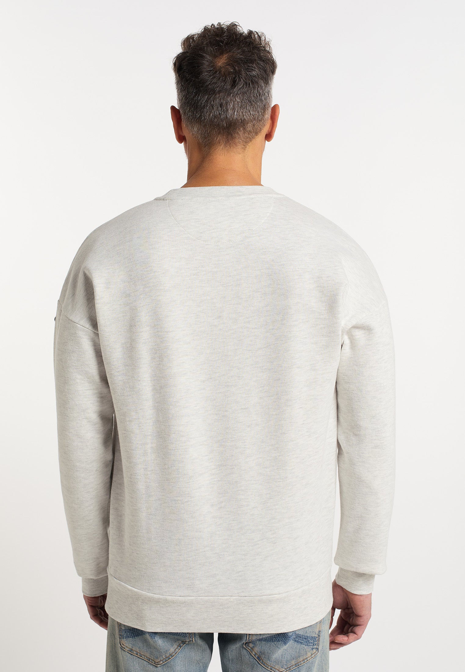 DreiMaster Vintage Bluza męska z okrągłym dekoltem