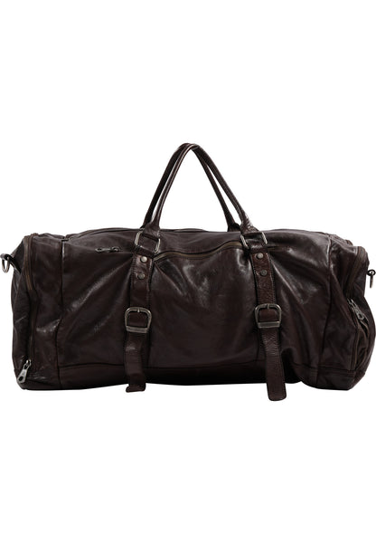DreiMaster Vintage Damen-Wochenendtasche aus Leder