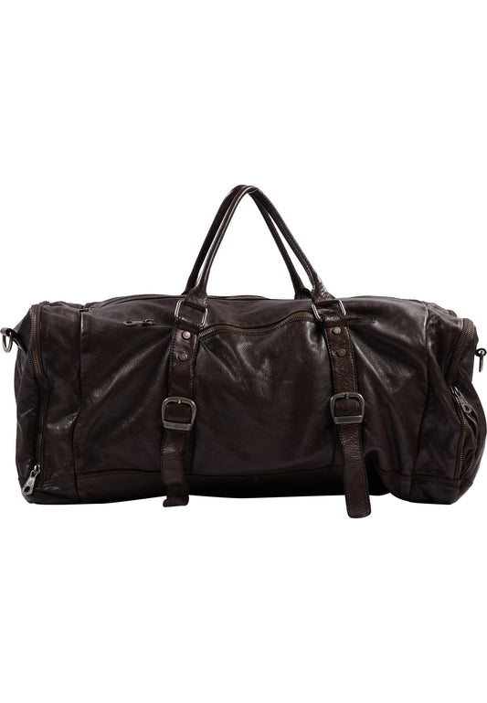 DreiMaster Vintage Damen-Wochenendtasche aus Leder