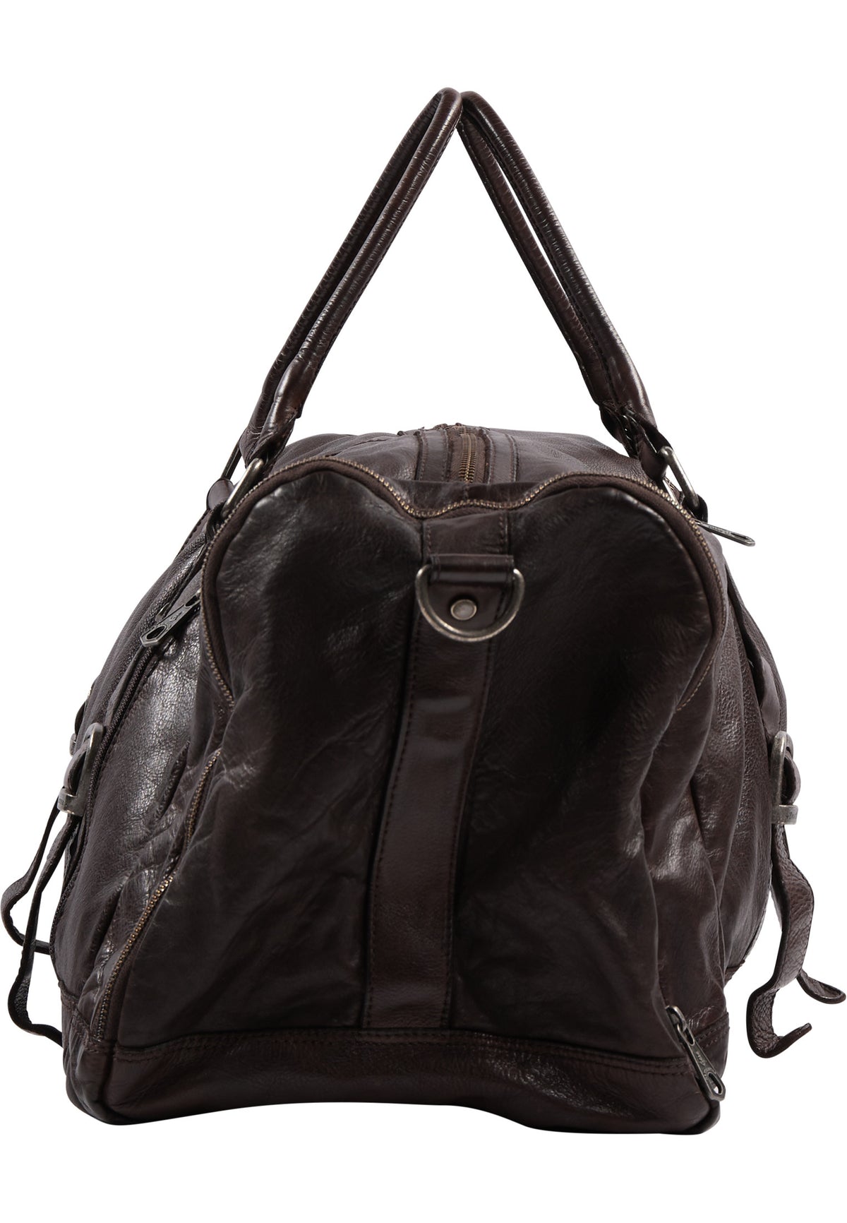 DreiMaster Vintage Damen-Wochenendtasche aus Leder
