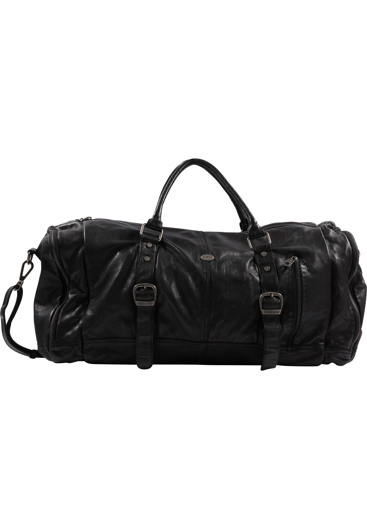 DreiMaster Vintage Damen-Wochenendtasche aus Leder