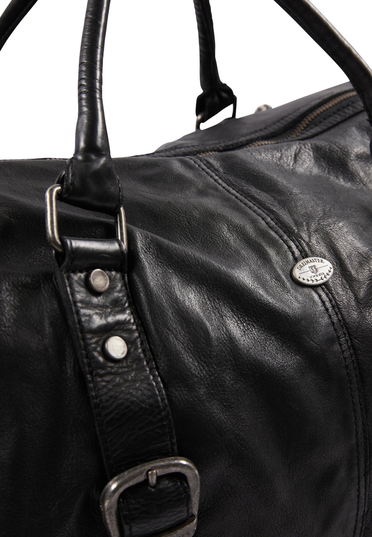 DreiMaster Vintage Damen-Wochenendtasche aus Leder