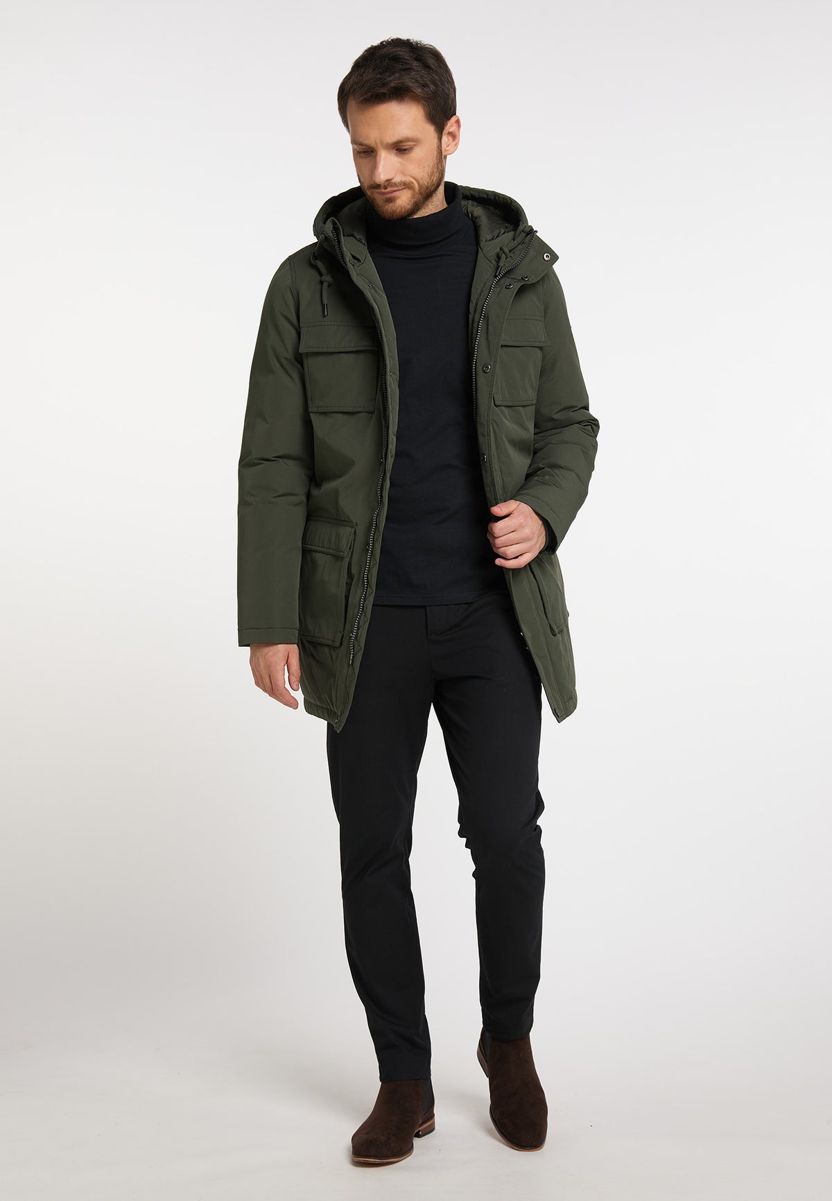 DreiMaster Klassik Herren-Winterparka