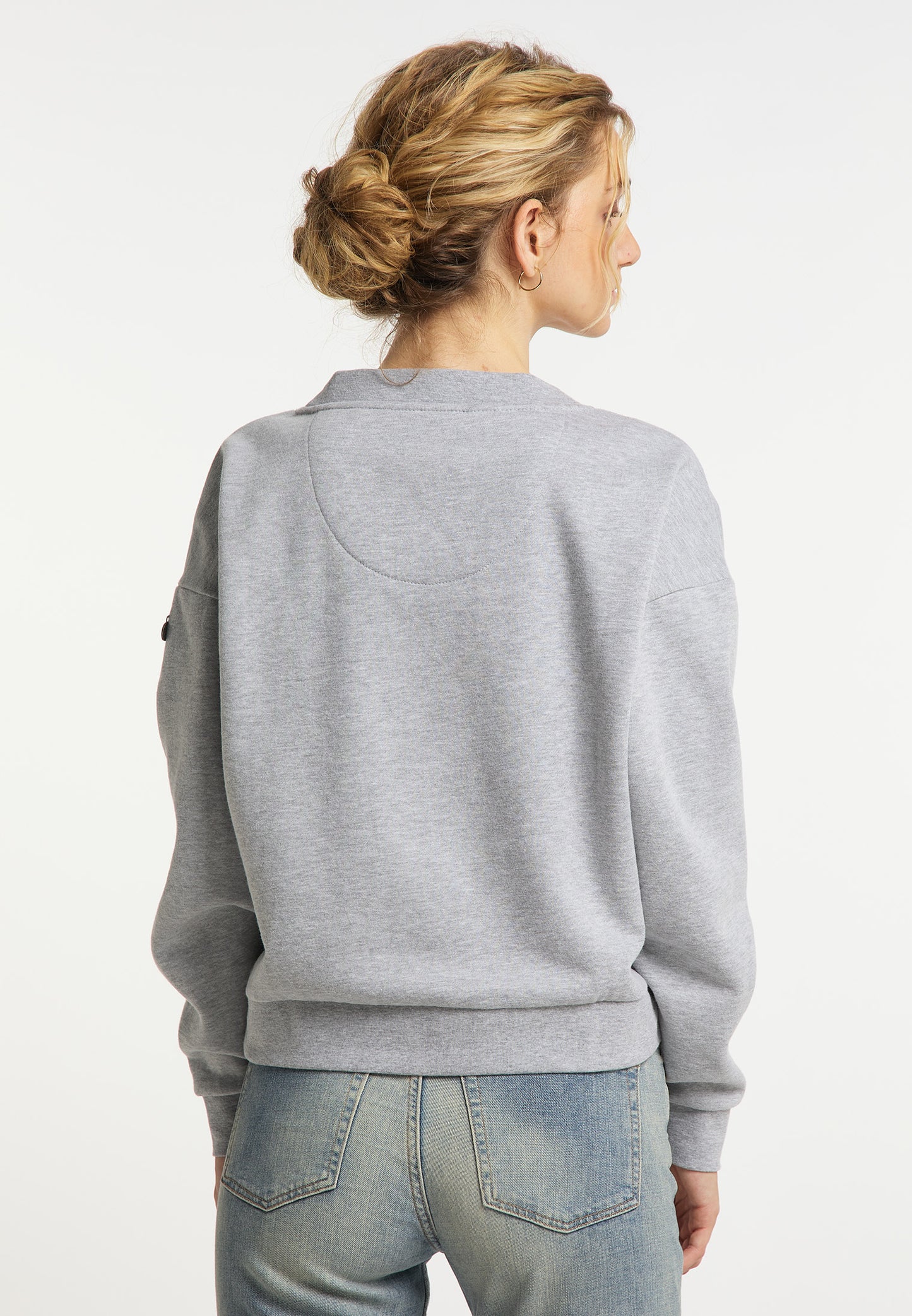 DreiMaster Vintage Women's Sweatshirt mit V-Ausschnitt