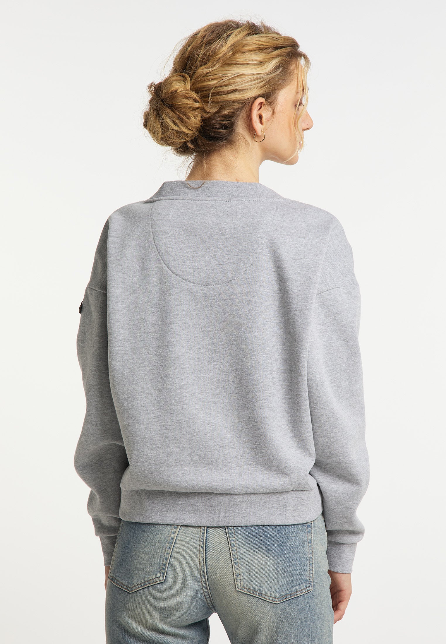 DreiMaster Vintage Women's Sweatshirt mit V-Ausschnitt