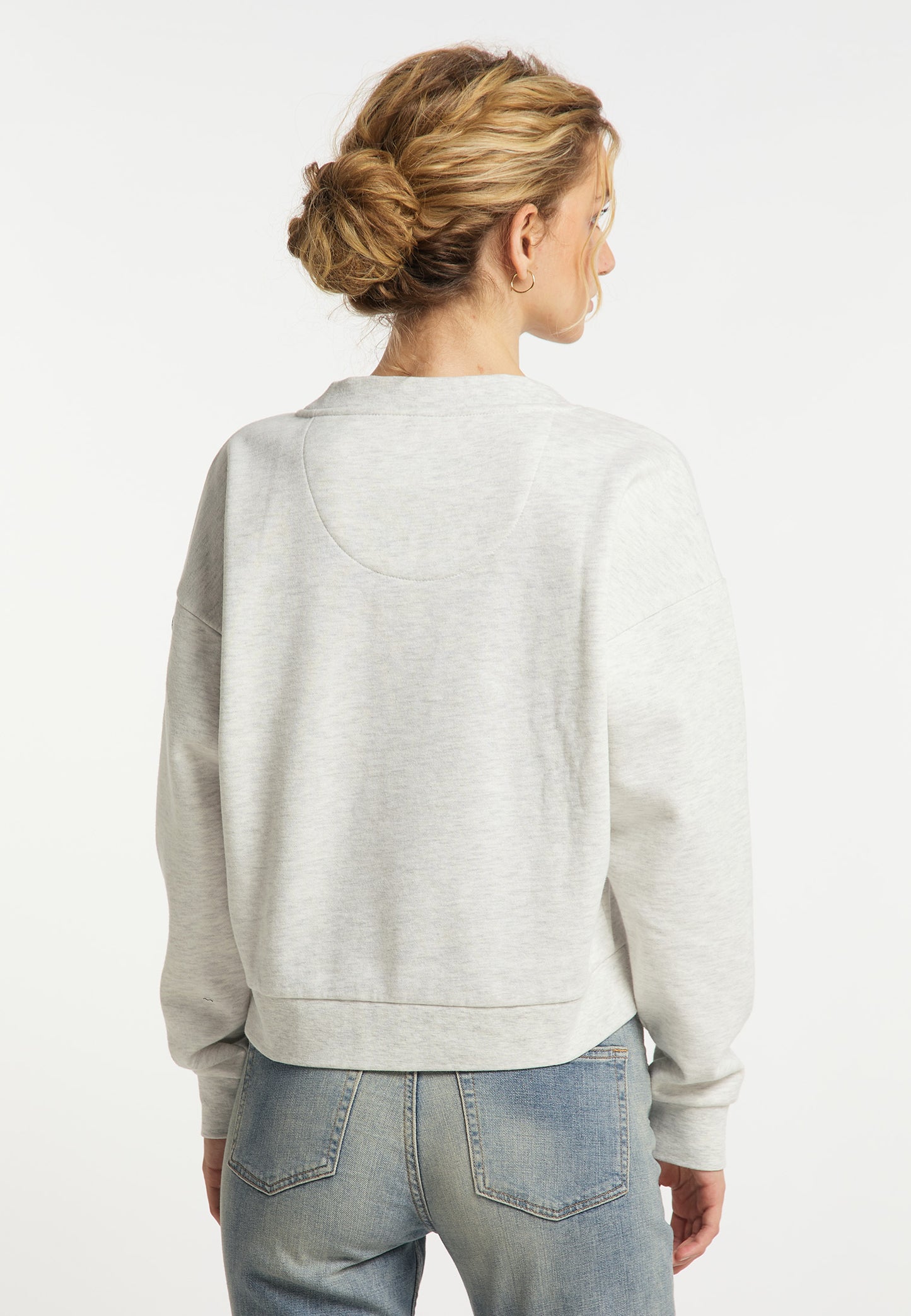 DreiMaster Vintage Women's Sweatshirt mit V-Ausschnitt