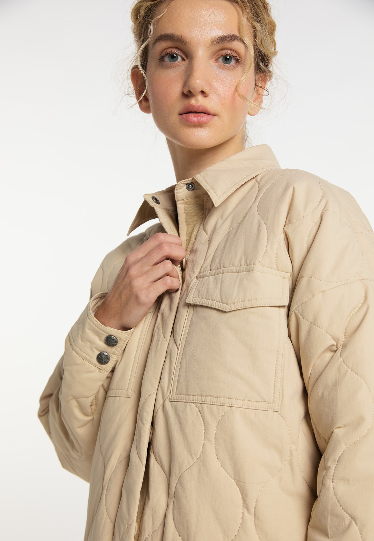 DreiMaster Vintage Damen Baumwoll Overshirt