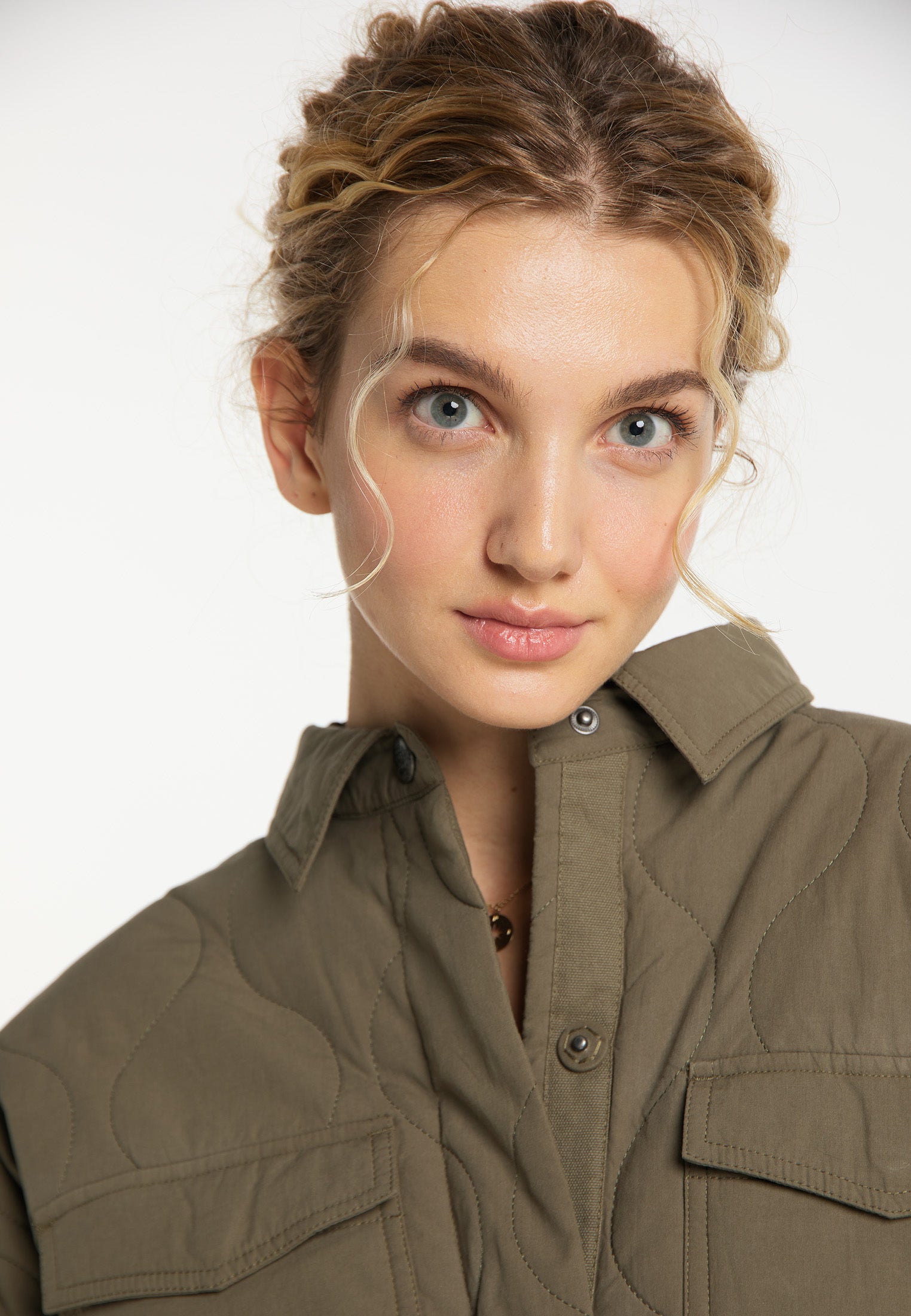 DreiMaster Vintage Damen Baumwoll Overshirt