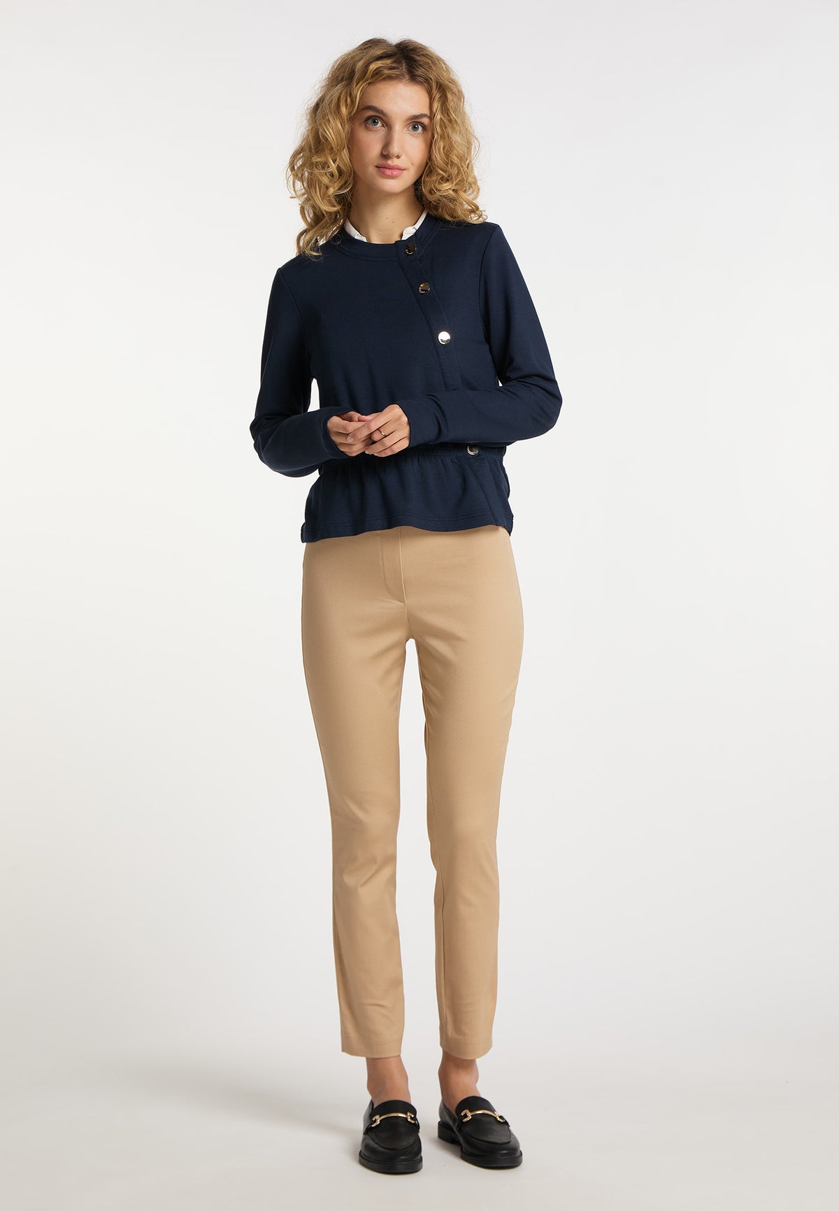 DreiMaster Klassik Damen-Jersey-Cardigan