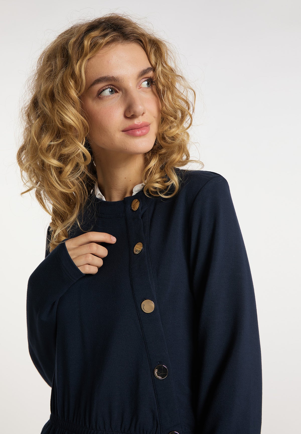 DreiMaster Klassik Damen-Jersey-Cardigan
