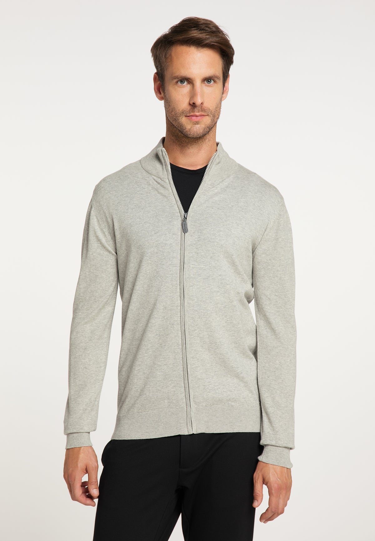 DreiMaster Klassik Herren-Strickjacke