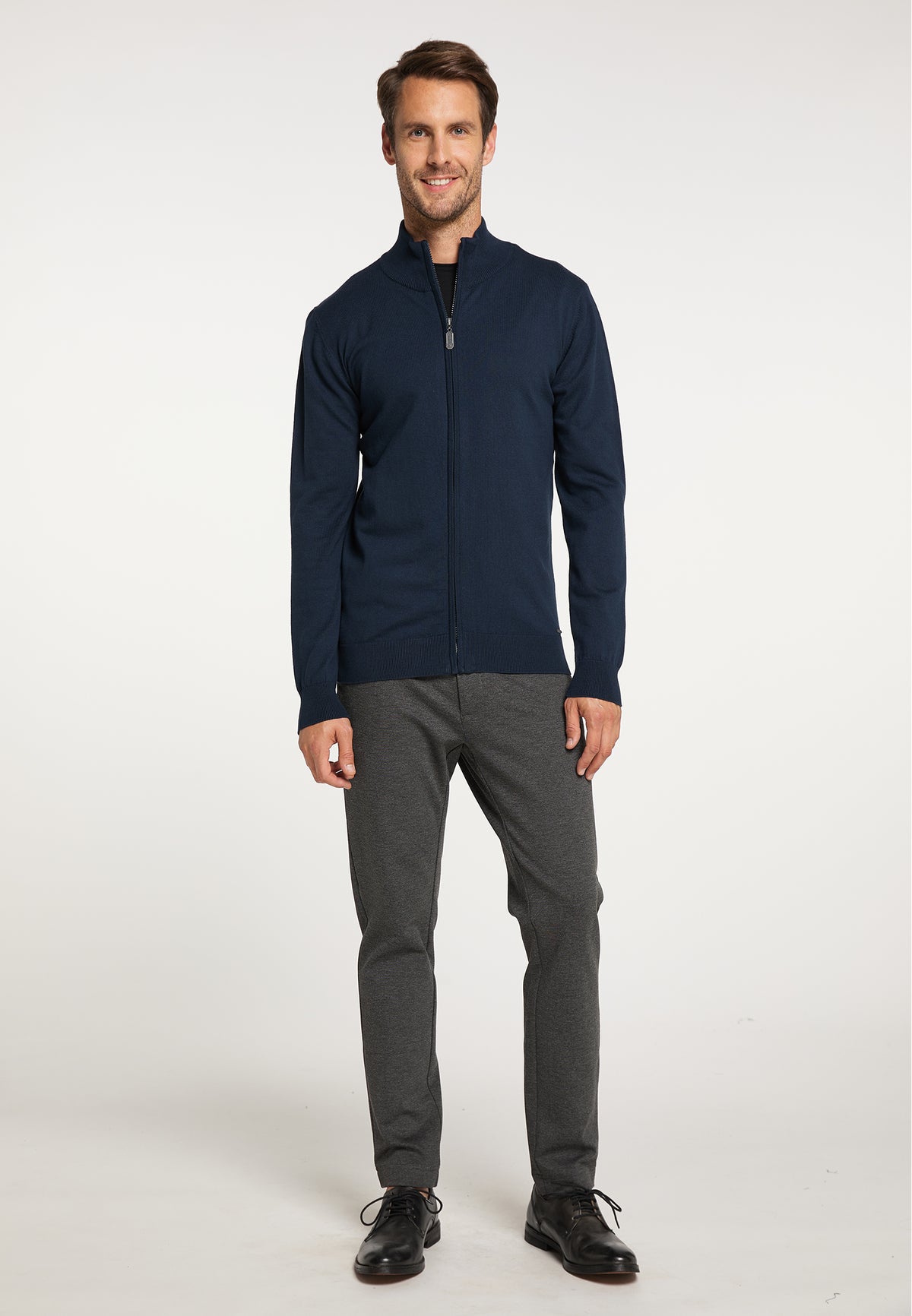 DreiMaster Klassik Herren-Strickjacke