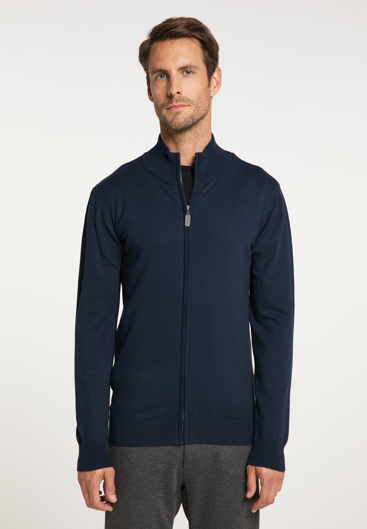 DreiMaster Klassik Herren-Strickjacke
