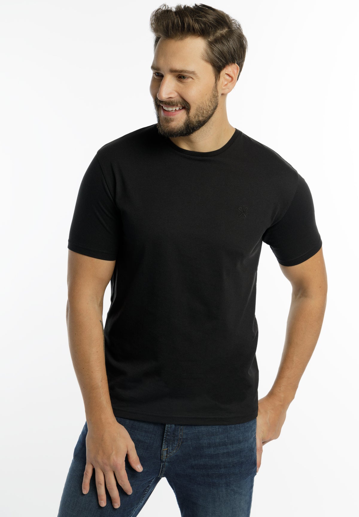 DreiMaster Klassik Mężczyźni 2-PAK – T-shirt
