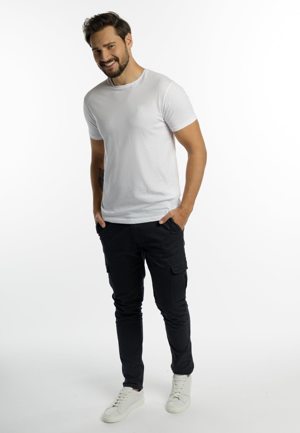 DreiMaster Klassik Mężczyźni 2-PAK – T-shirt