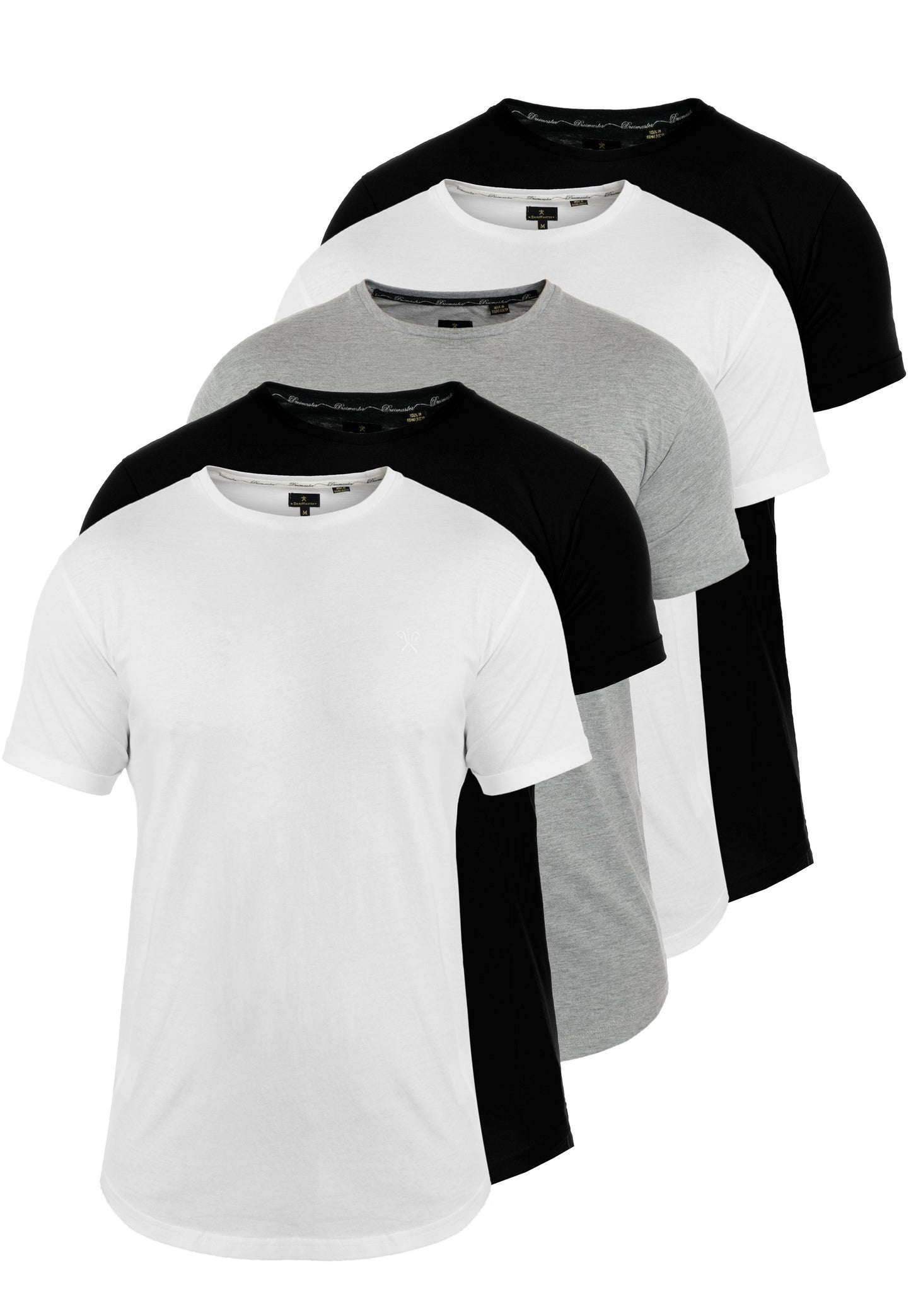 DreiMaster Klassik Mężczyźni – 5-PAK – T-shirt