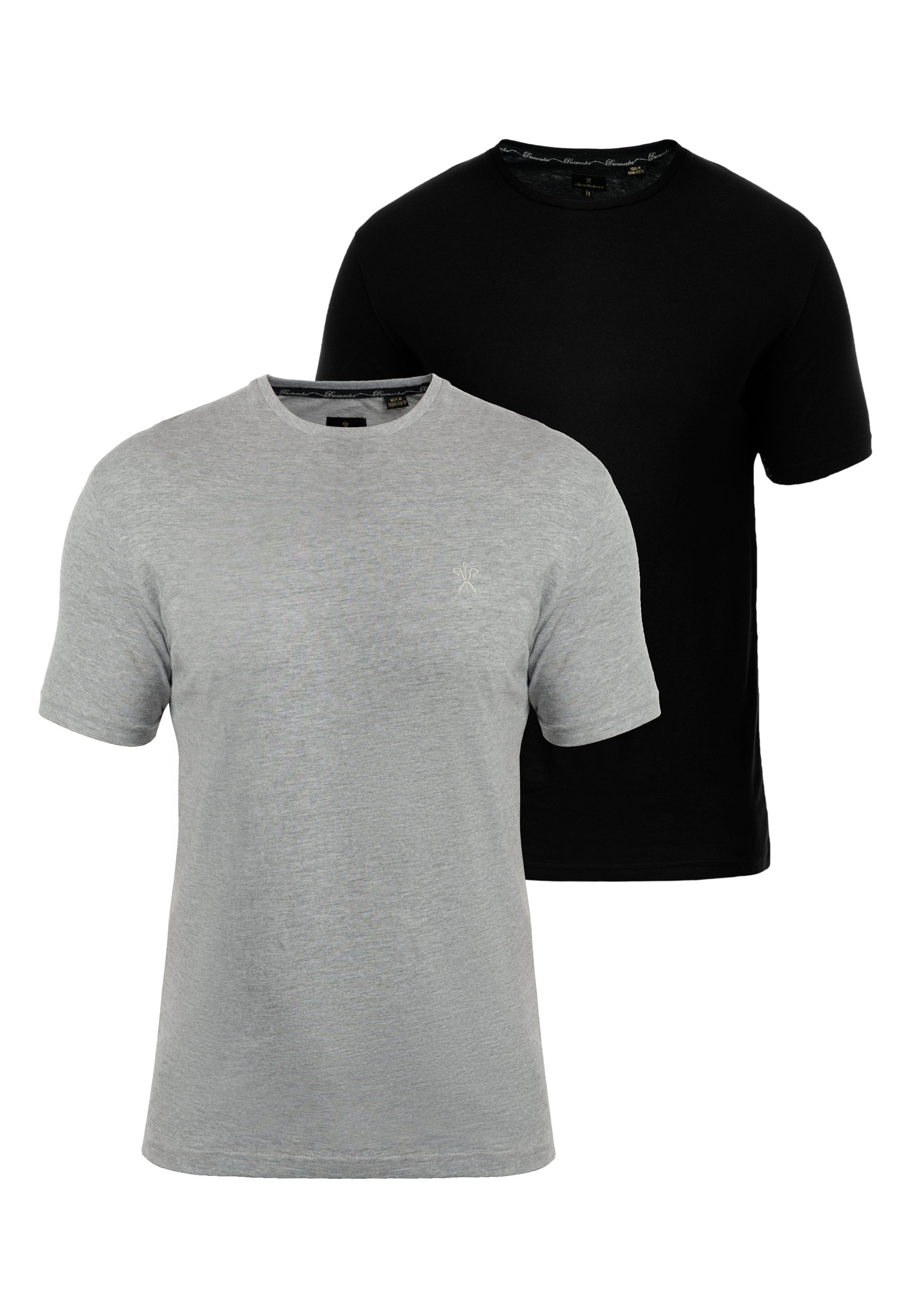 DreiMaster Klassik Mężczyźni 2-PAK – T-shirt