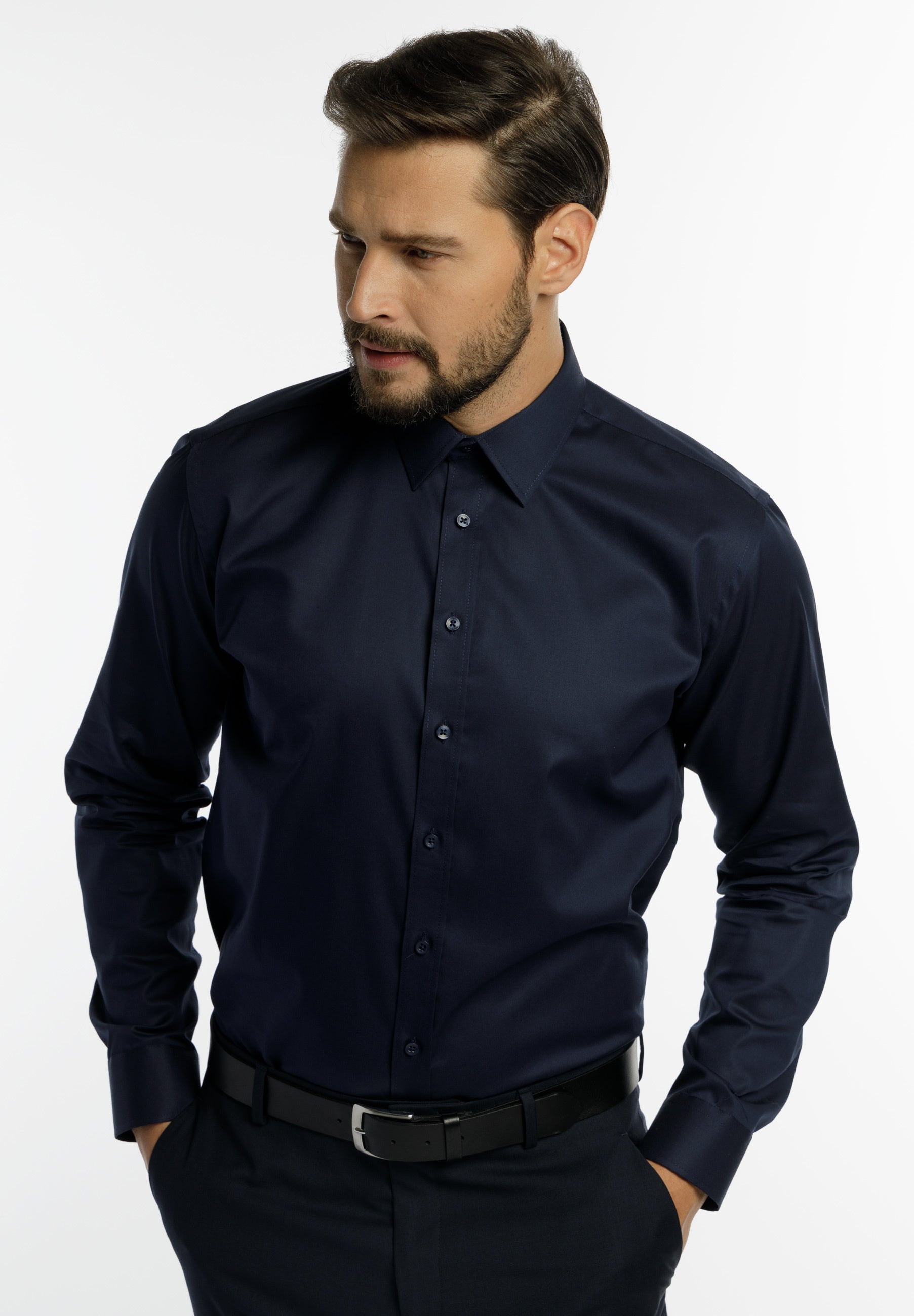 DreiMaster Klassik Men's Fashionable Business Shirt - Schmuddelwedda Shop