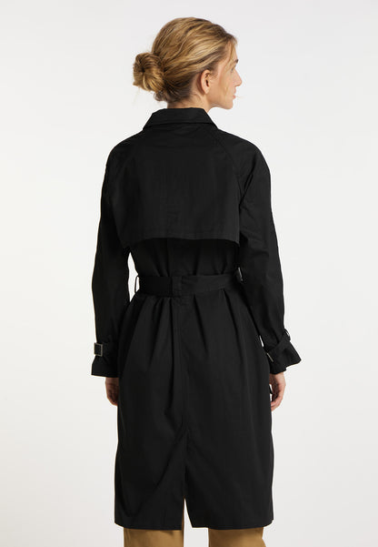 DreiMaster Vintage Women's Trenchcoat aus Baumwolle