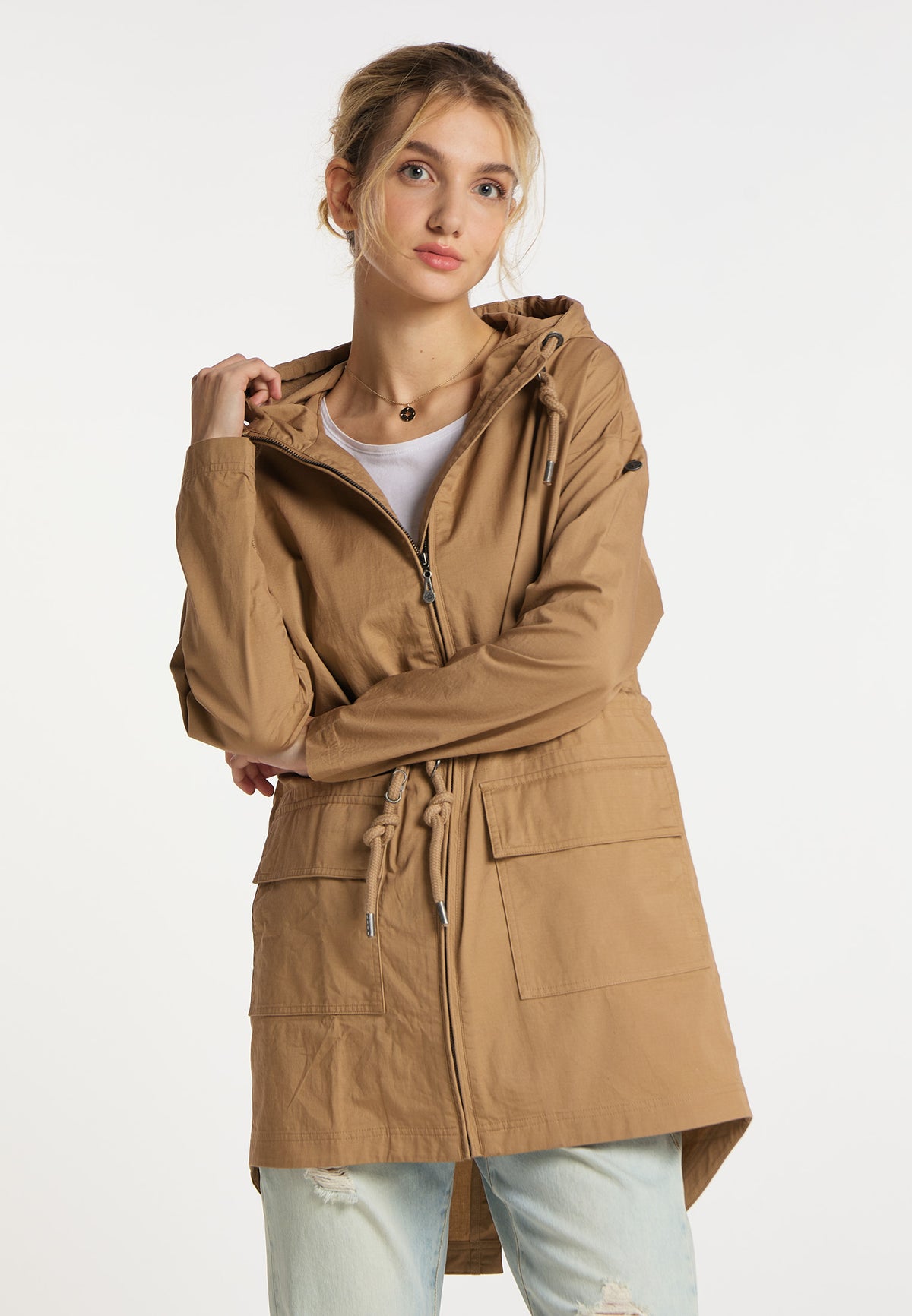 DreiMaster Vintage Women's Parka aus Baumwolle