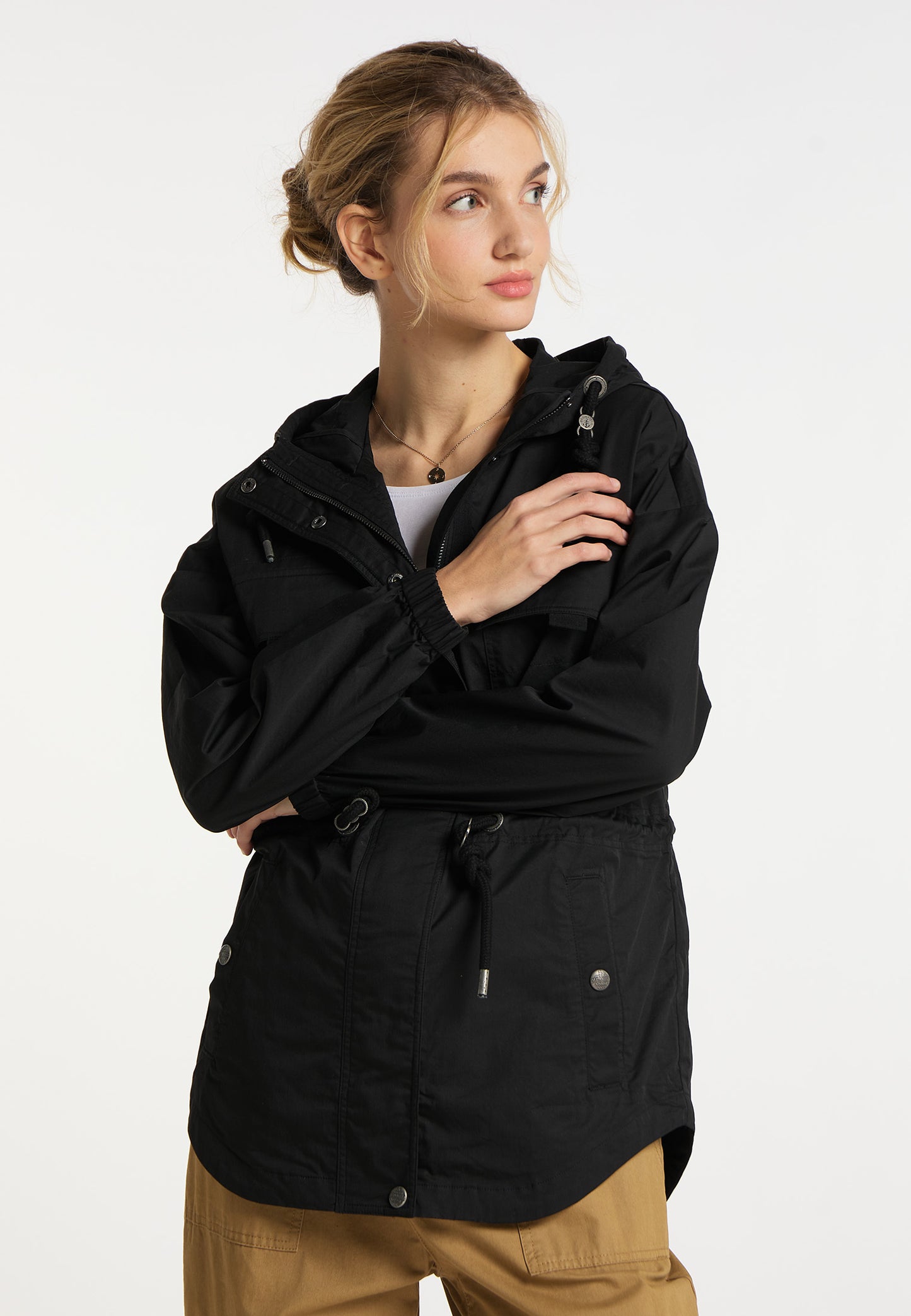 DreiMaster Vintage Damen Übergangsjacke aus Baumwolle