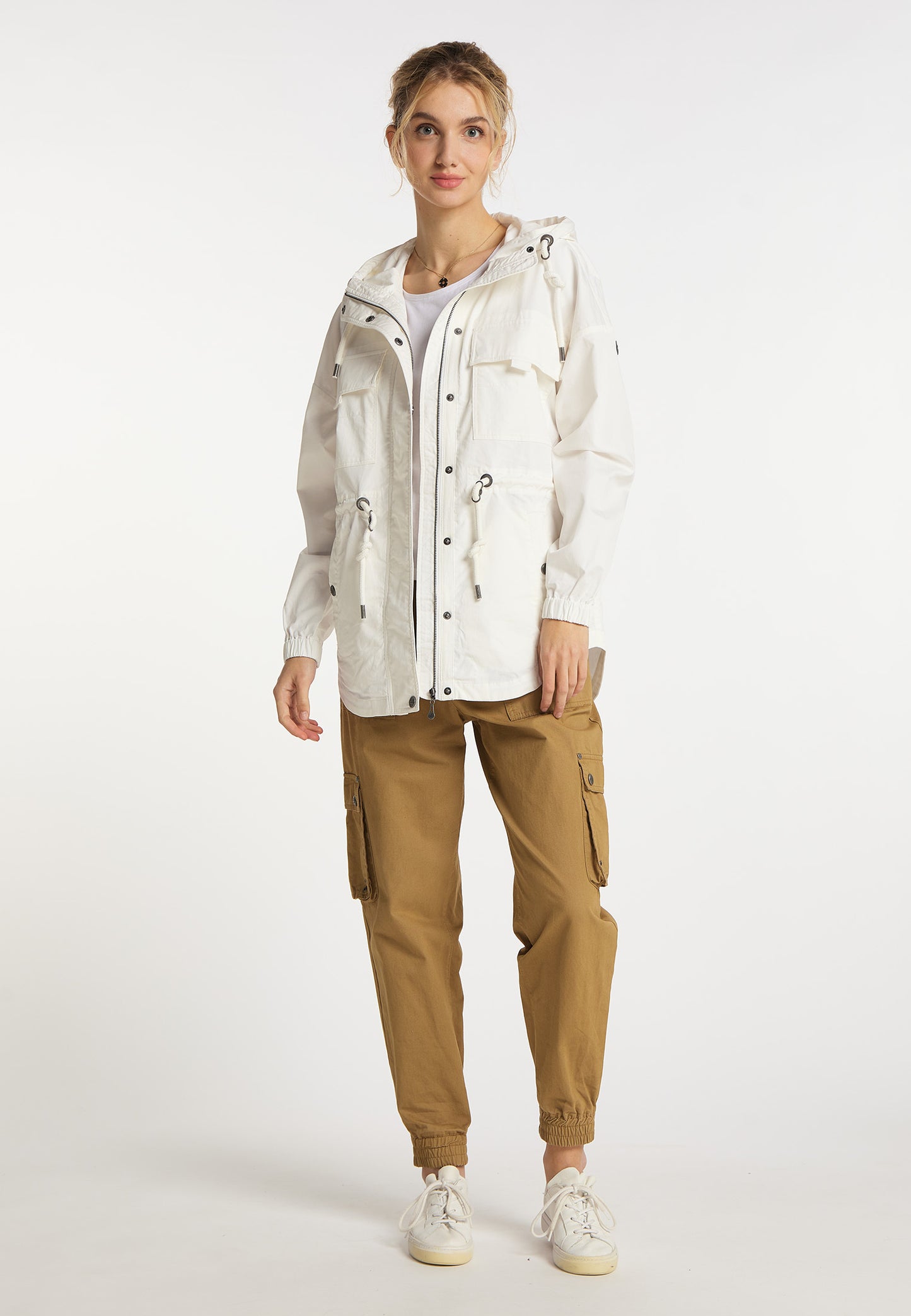 DreiMaster Vintage Damen Übergangsjacke aus Baumwolle