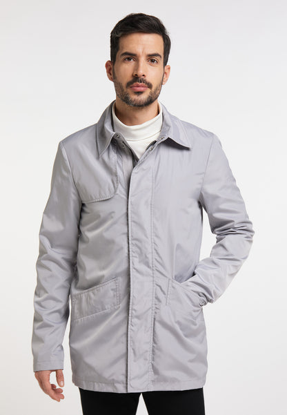 DreiMaster Klassik Herren Kurzer Übergangs-Mantel