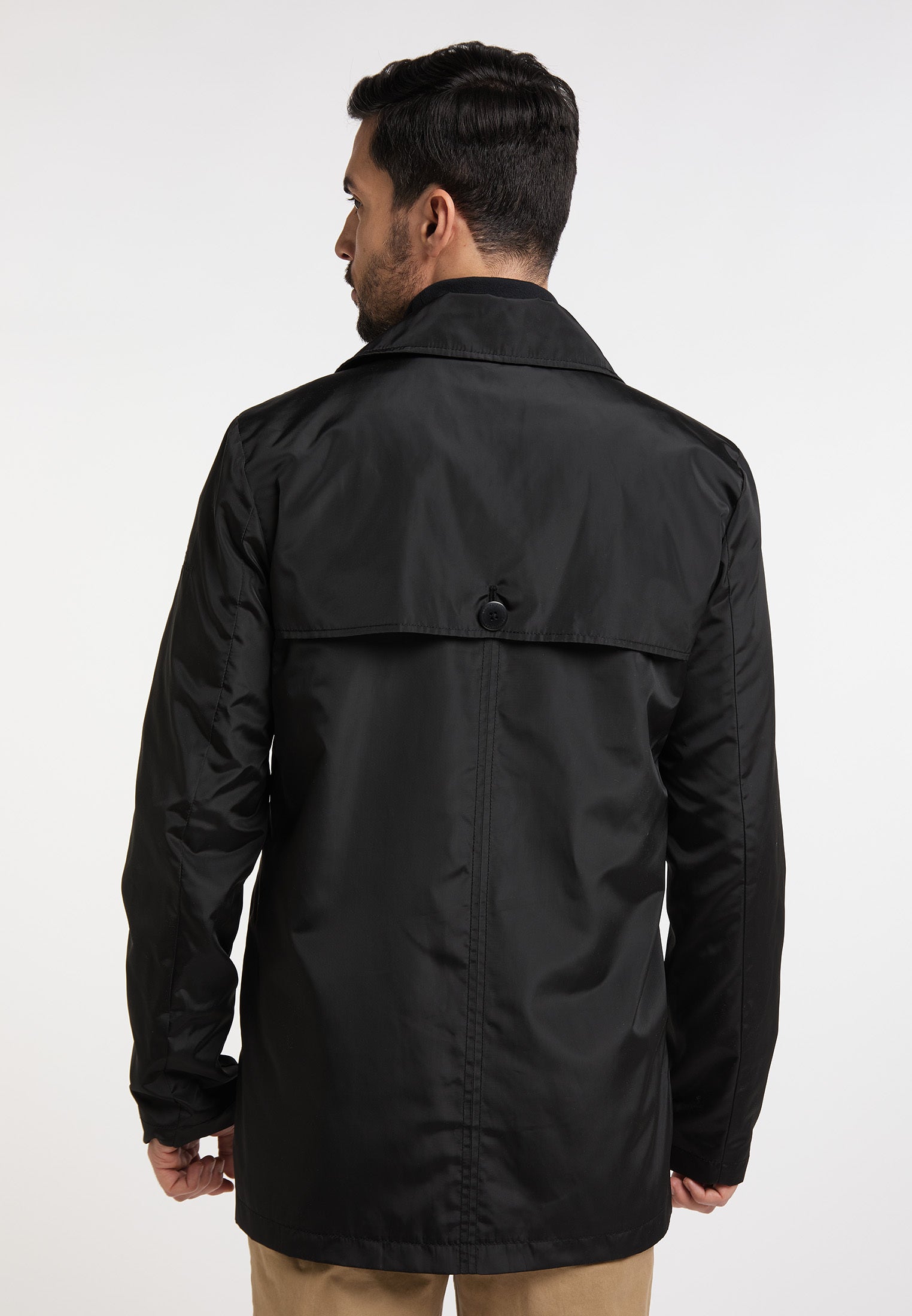 DreiMaster Klassik Herren Kurzer Übergangs-Mantel