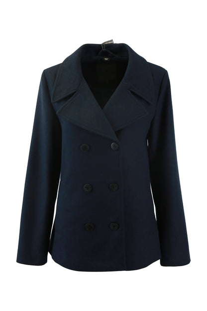 DreiMaster Klassik Women's Transitional Pea Coat Made Of A Wool Blend - Schmuddelwedda Shop