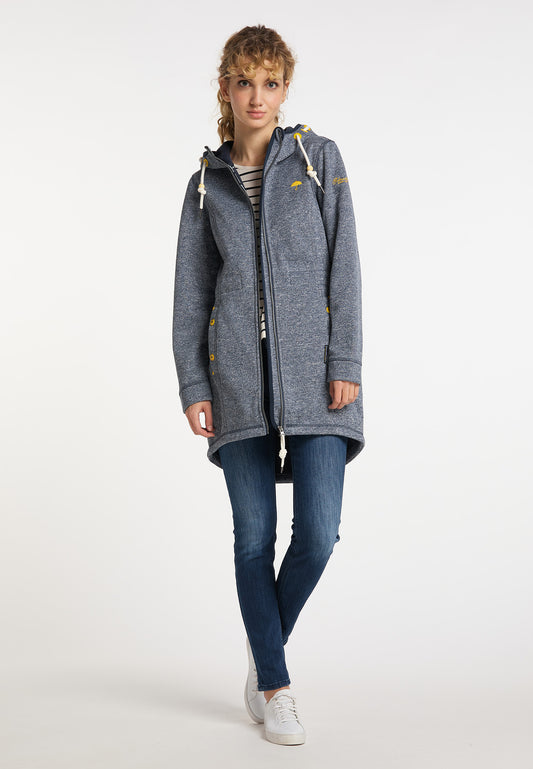 Schmuddelwedda Damen Strickfleecefunktionsmantel