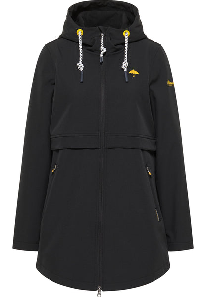 Schmuddelwedda Damen-Kurzmantel aus Softshell