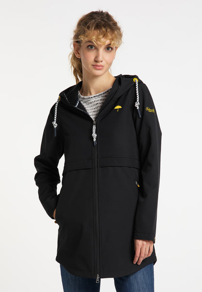 Schmuddelwedda Damen-Kurzmantel aus Softshell